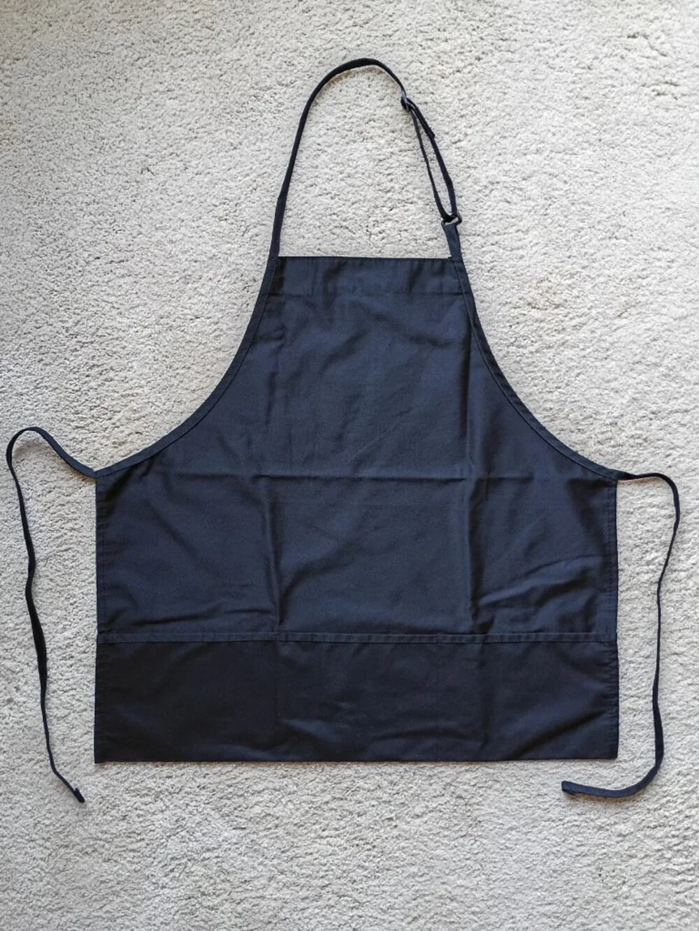 Lot of 4 Restaurant Employee Server Waiter Waitress Aprons Black Bib Pockets New